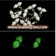 Luminous Fishing Swivels Sea Fishing Accessories Tackle Connector Rolling Swivels 3-way Swivels